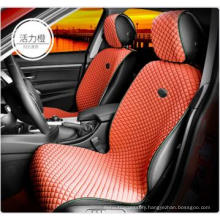 Ice Silk Car Seat Cover Flat Shape-Orange
